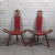 Mid-Century Modern Spanish Brutalist Chair in Wood & Red Leather, 1960s, Set of 2 For Sale - Image 3 of 18