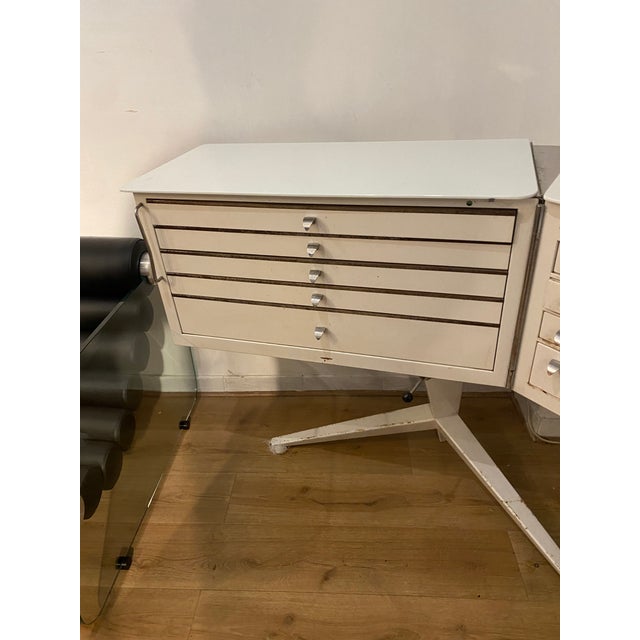 Metal Dentists Cabinet by Pininfarina for Gallus, Switzerland, 1960 For Sale - Image 7 of 11
