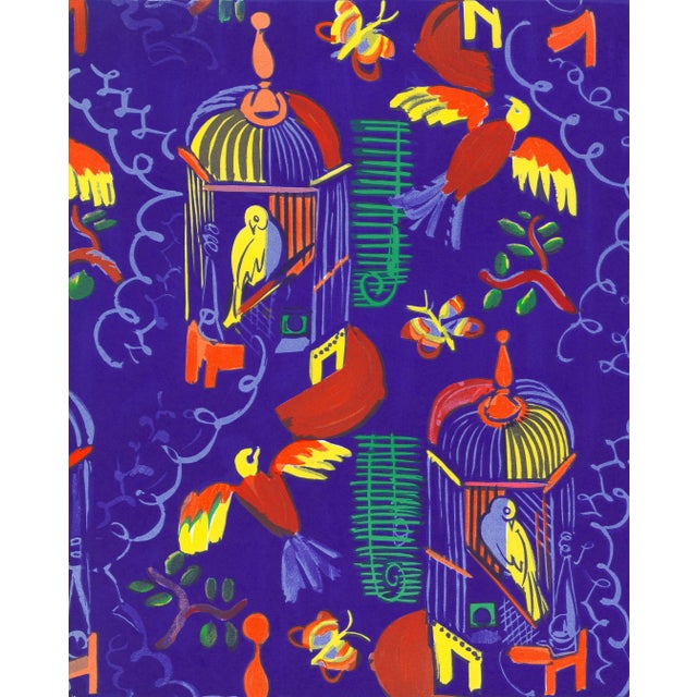 1965 Lithograph After Raoul Dufy's "Les Oiseaux" (The Birds) For Sale