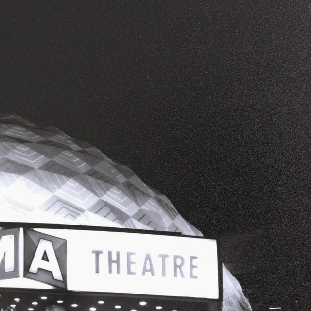 Black Cinerama 2 - Original Retro Los Angeles Theater Landscape Mixed Media Photography Art on Paper For Sale - Image 8 of 9