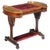 Brown 19th Century William IV Rosewood Writing Table For Sale - Image 8 of 8
