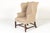 Large scale 18th century english mahogany wing chair a large scale 18th century english mahogany wing chair. with its deep...