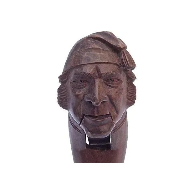 Antique Black Forest Carved Scrooge Nutcracker For Sale - Image 4 of 4