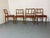 Mid-Century Modern Mid-Century Danish Teak and Leather Dining Chairs by Johannes Andersen for Uldum Møbelfabrik, 1950s, Set of 4 For Sale - Image 3 of 18