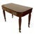Hollywood Regency Folding Table with Ingenious Folding Extension Mechanism in Hand-Polished Shellac For Sale - Image 3 of 12
