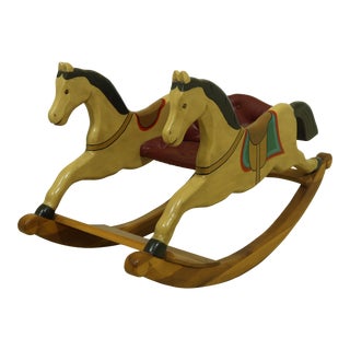 William Dentzel Custom Crafted Kids Rocking Horse For Sale