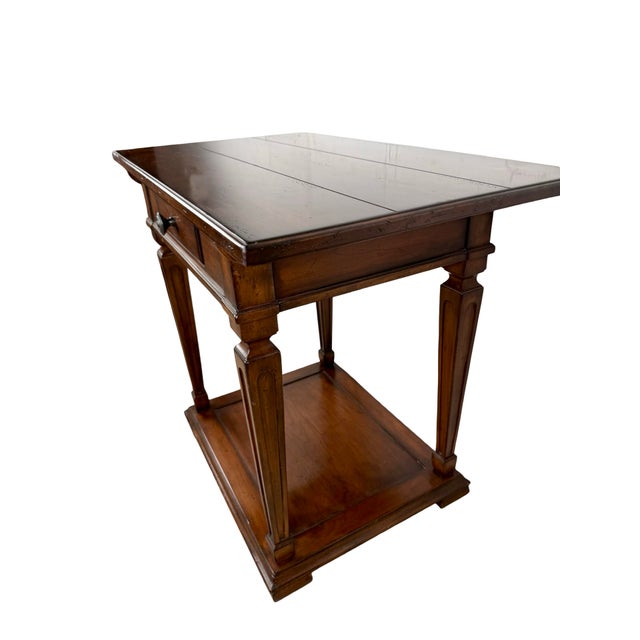 Milling Road by Baker Furniture French Country Side Table With Drawer For Sale In Philadelphia - Image 6 of 18