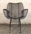 Mid-century modern American made patio chair by Russell Woodard for his 'Sculptura' series. Featuring the "sculpted" wire...