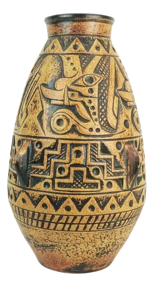 Mid-Century Floor Vase Jasba Anubis Model N 312 11 5 from Jasba, 1960s
