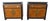 Century Hollywood Regency Chin Hua Nightstands End Bedside Tables a Pair 6618 For Sale