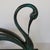 1980s Contemporary Italian Bronze Swan Sculpture on Black Marble Base in Art Deco Revival Style For Sale - Image 5 of 9