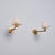 Italian Brass, Green Metal and Opaline Glass Wall Sconces, 1950s, Set of 2 For Sale - Image 6 of 14