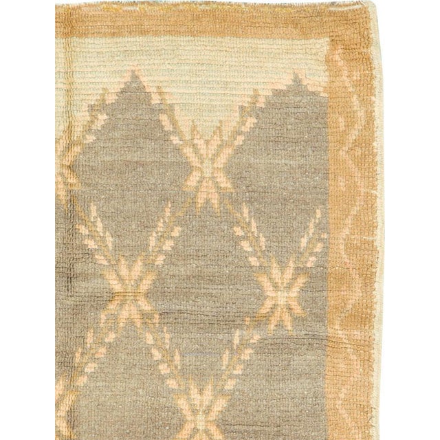 Rustic Galerie Shabab Collection Mid-20th Century Turkish Anatolian Throw Rug For Sale - Image 3 of 9