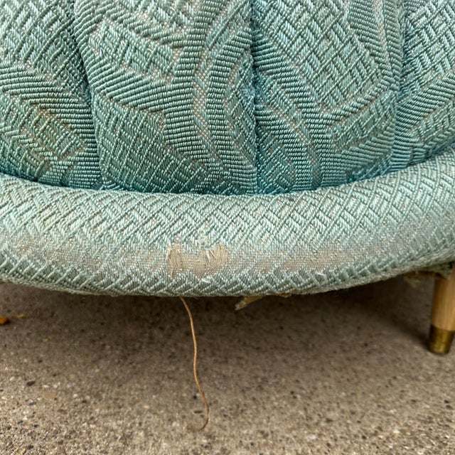Mid-Century Clam Shell Slipper Chair For Sale - Image 9 of 11