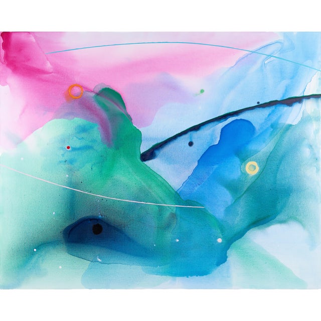 Kyong Lee Contemporary Abstract Acrylic on Canvas "Sinneswelt_JBC47" by Kyong Lee For Sale - Image 4 of 12