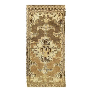 Fine Vintage Turkish Rug 1'7'' X 3'7'' For Sale