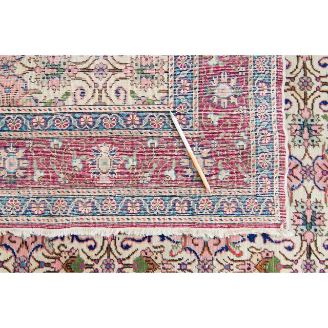 House of Séance - 1970s Vintage Kayseri Allover Hand-Knotted Rug - 4'9" X 7'2" For Sale - Image 9 of 11