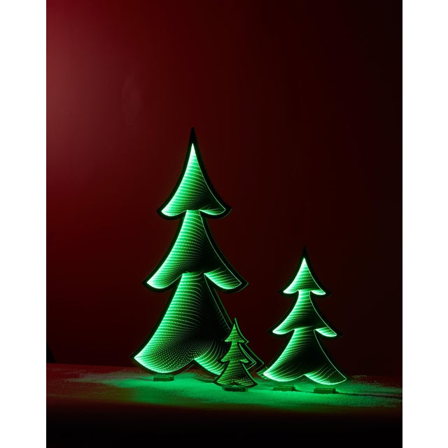 Green Pine Tree Ekkolight 23.5"H For Sale In Chicago - Image 6 of 6