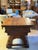 Rustic European Antique 19th Century European Oak Box Table With Trestle Base and Sliding Storage Compartment For Sale - Image 3 of 10