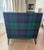 Traditional Wood Framed Armchair in Scottish Plaid For Sale - Image 3 of 5