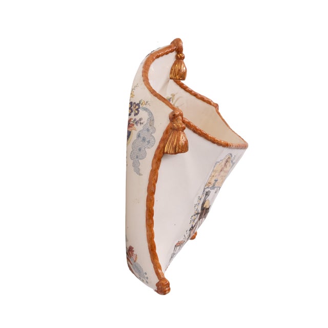 Early 19th Century 20th Century Sarreguemines Ceramic Letter Box, France, 1820 For Sale - Image 5 of 9