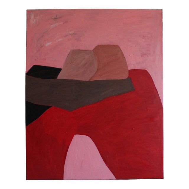 Bodasca, In Your Arms Red Version, 2026, Acrylic on Canvas For Sale