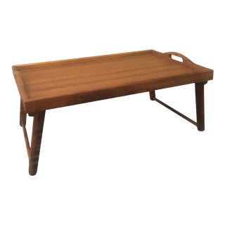 Mid-Century Modern Teak Bed / Breakfast Tray For Sale