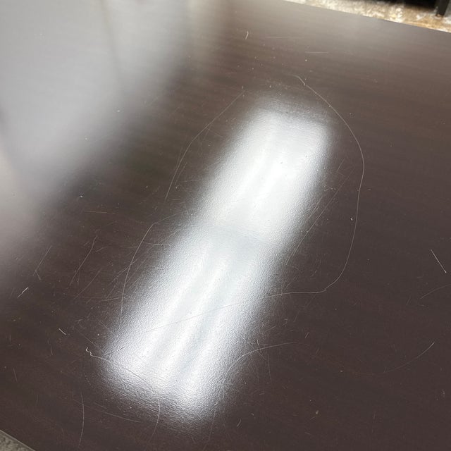 Contemporary Saw Horse Base Table For Sale - Image 9 of 12
