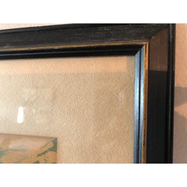 Realism Mid 20th Century Watercolor of an East Coast Church by Ds Lefkowitz For Sale - Image 3 of 5