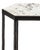 The Tosi Marble Accent Table is a slender, tall black accent table with lines that are both clean and a bit wavy. The dark...
