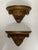 Wood Antique Hand Carved French Wood Brackets - a Pair For Sale - Image 7 of 9