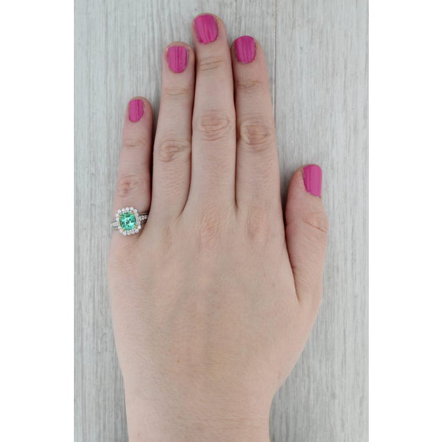 Gemstone Information: - Natural Emerald - Carats - 1.74ct Cut - Octagonal Step Cut Color - Green GIA - 5212663371 -...