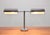 1960’s Mid Century Modern Greta Von Nessen Two-Arm Desk Lamp in Brushed Steel For Sale - Image 9 of 12