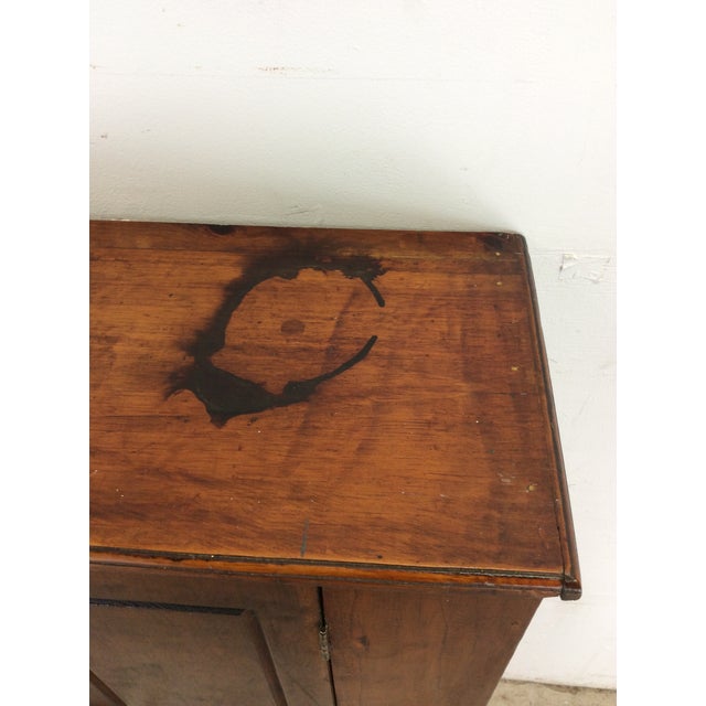 Antique American Pine Cabinet With 4 Shelves For Sale - Image 4 of 12