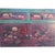 Vintage Distressed Rich Green Red Floral Graphic Credenza Sideboard Cabinet For Sale - Image 9 of 9