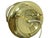 1970s Golden Table Lamp from Lumi, 1970s For Sale - Image 5 of 8