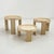 White Vintage Marema Nesting Tables by Gianfranco Frattini for Cassina, 1960s, Set of 3 For Sale - Image 8 of 11