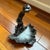 Silver Vintage Metal Boy With Oar Shell Trinket Dish Figurine For Sale - Image 8 of 10