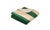 Contemporary Green and Beige Striped Boreal Blanket by Moanne For Sale - Image 3 of 5
