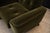 Olive Pair of “Pullman” Armchairs in Dark Olive Velvet, Jorge Zalszupin for L’Atelier, Brazil, 1970s - Lot 146-566 For Sale - Image 8 of 16