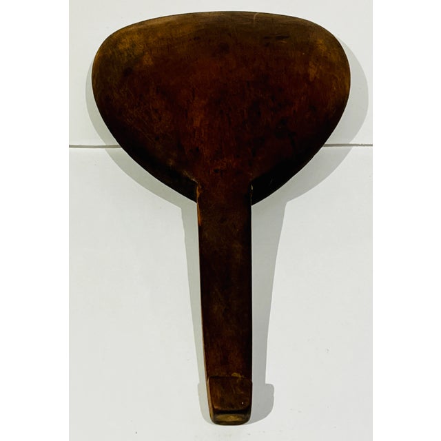 Antique Butter Bowls & Paddle Circa 1800 Wood Farmhouse - Set of 3 For Sale - Image 10 of 13