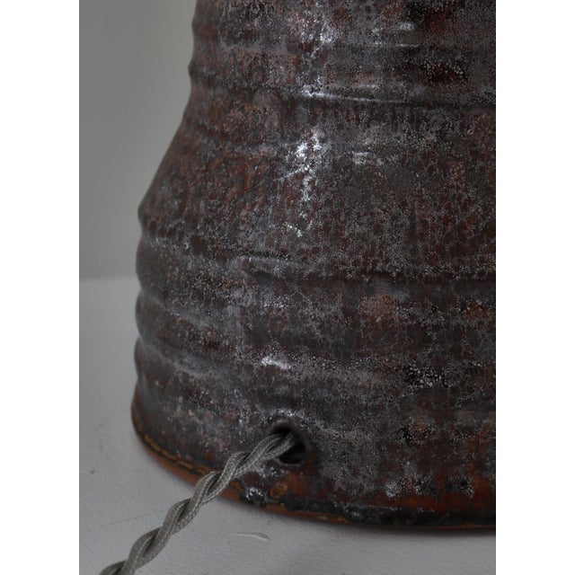 Art Nouveau Ceramic Table Lamp from Hans Henrik Petersen Hpk, Denmark, 1930s For Sale - Image 15 of 18