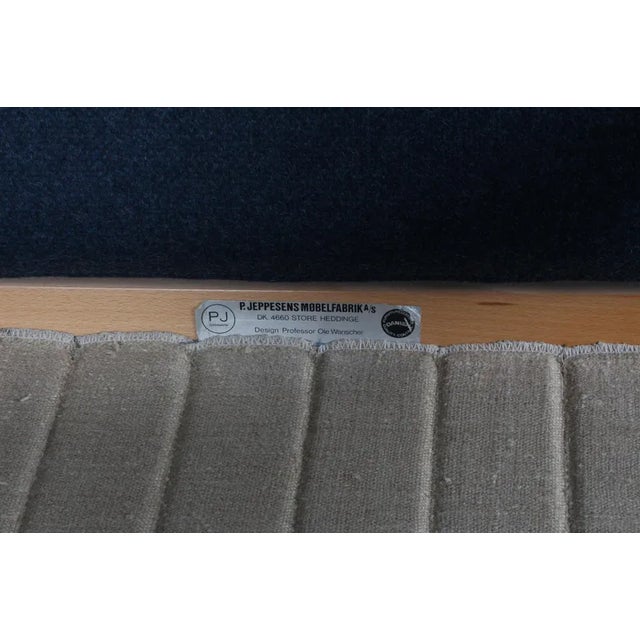 Beech Lounge Chair Model Pj112 attributed to Ole Wanscher, 1960s For Sale - Image 5 of 7