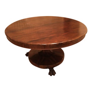 1830s Regency Period Rosewood Tilt Table For Sale