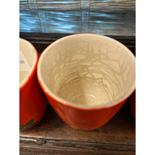 Ceramic 1950s Maruhon 6 Pc Pumpkin Tea Set - Set of 6 For Sale - Image 7 of 8