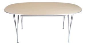 Model B616 Superellipse Dining Table by Piet Hein & Arne Jacobsen for Fritz Hansen