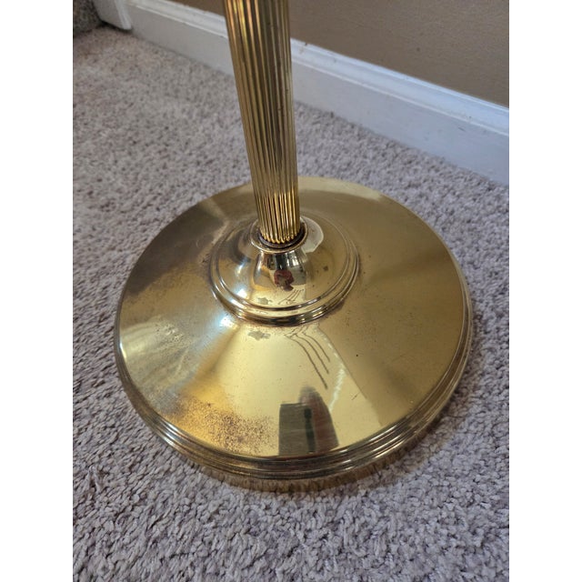 Traditional Brass Towel Rack Stand For Sale In Indianapolis - Image 6 of 6