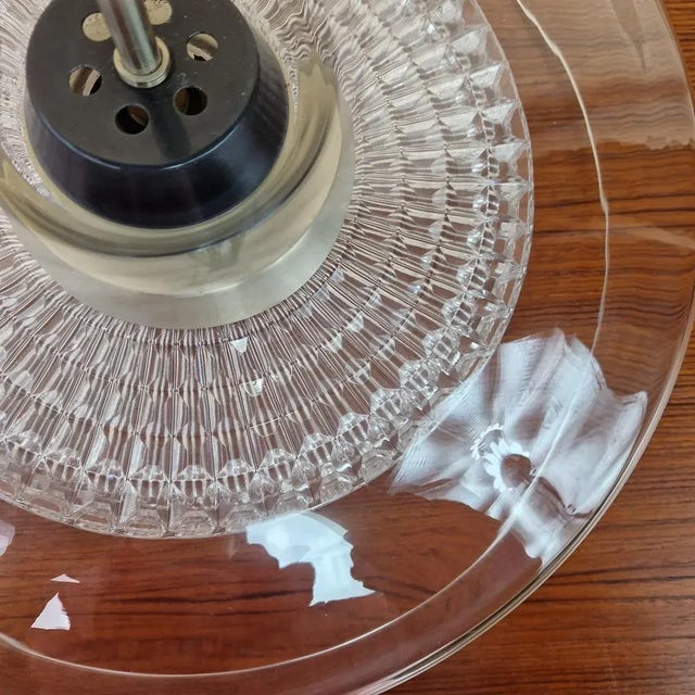 1960s Double Glass Shade Pendant Lamp by Carl Fagerlund for Orrefors, 1960s For Sale - Image 5 of 12