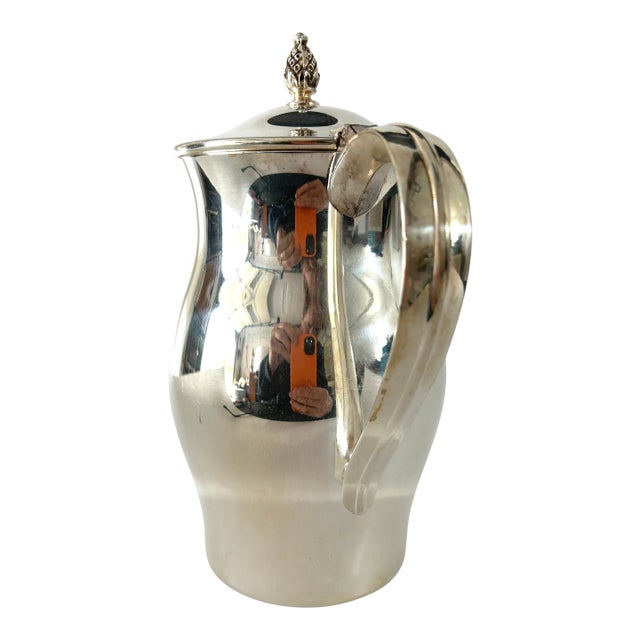 1950s Paul Revere Reproduction Coffee Pot in Silverplate (1930-1960). For Sale
