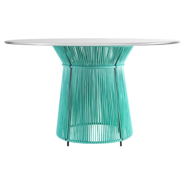 Mint Caribe Dining Table by Sebastian Herkner For Sale